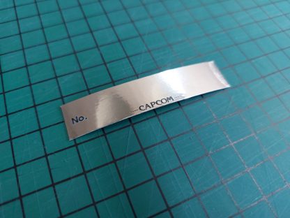 capcom cute silver serial number sticker