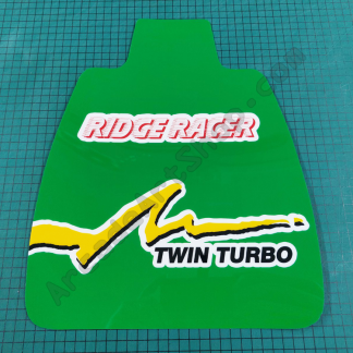 ridge racer dx seat back sticker polycarbonate