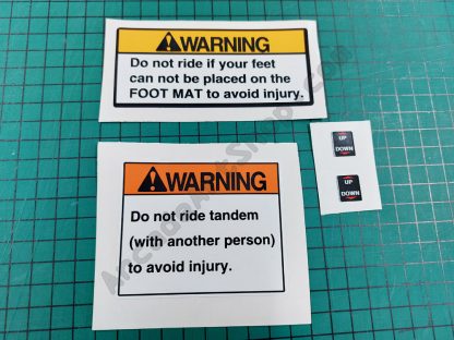 manx tt motorraid motor raid warning label stickers
