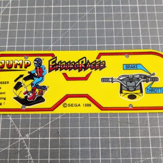 enduro racer control panel handlebar instructions sega dlx