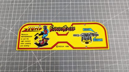 enduro racer control panel handlebar instructions sega dlx