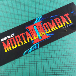 mortal kombat 2 MKII plexi marquee perspex acrylic midway