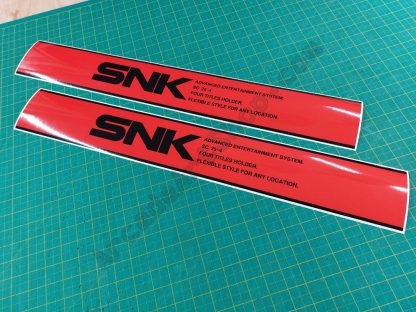 neo geo snk sc25 side art strips red