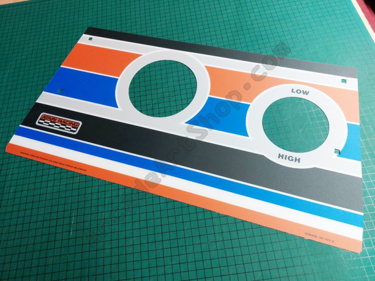 Pole Position control panel overlay cpo decal Atari Ireland/Euro ...