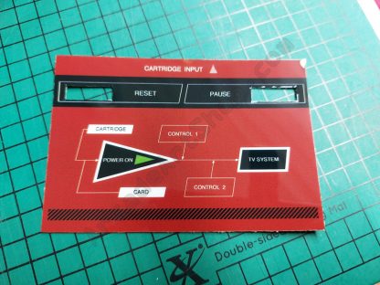 sega master system top console cover sticker polycarbonate
