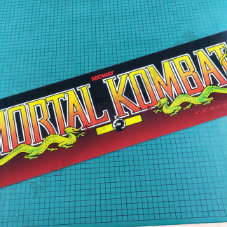 mortal kombat 1 plexi marquee acrylic MK1 midway