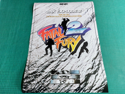 fatal fury 2 promo large poster snk neo geo