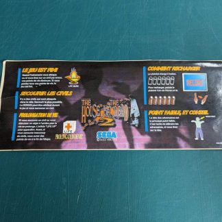house of the dead 2 nos instruction sticker