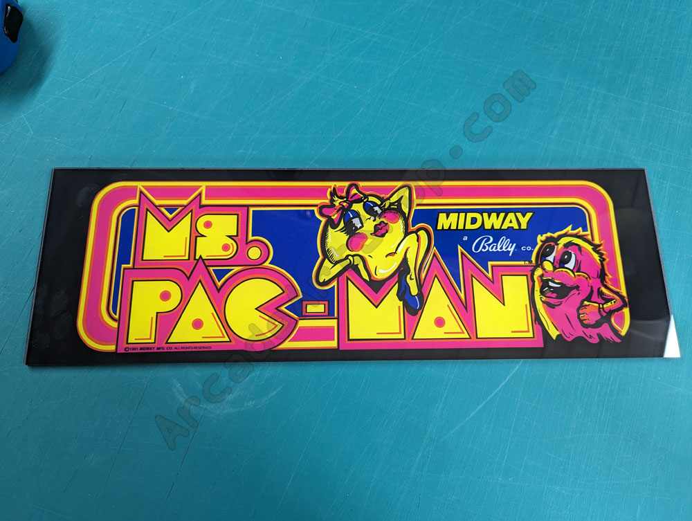 Ms Pac Man Retro Arcade Vinyl Sticker Decal – Multicolor, Waterproof, For Car/Laptop/Wall