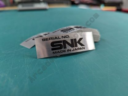 snk made in japan sc13 19 25 serial number silver sticker