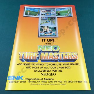 Neo Turf Masters promo poster large SNK