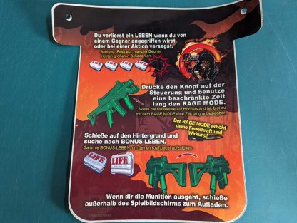 rambo instruction sticker nos german