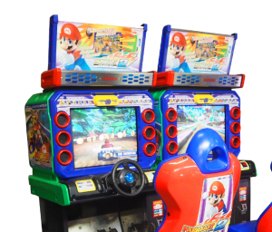 mario kart 2 arcade gp marquee separate topper plastic sides