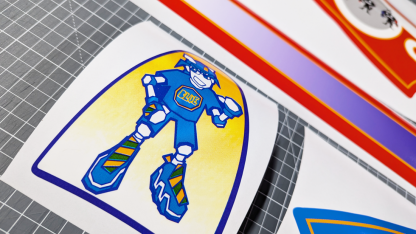 Panic Park Namco sticker set (5 pcs) - Image 2