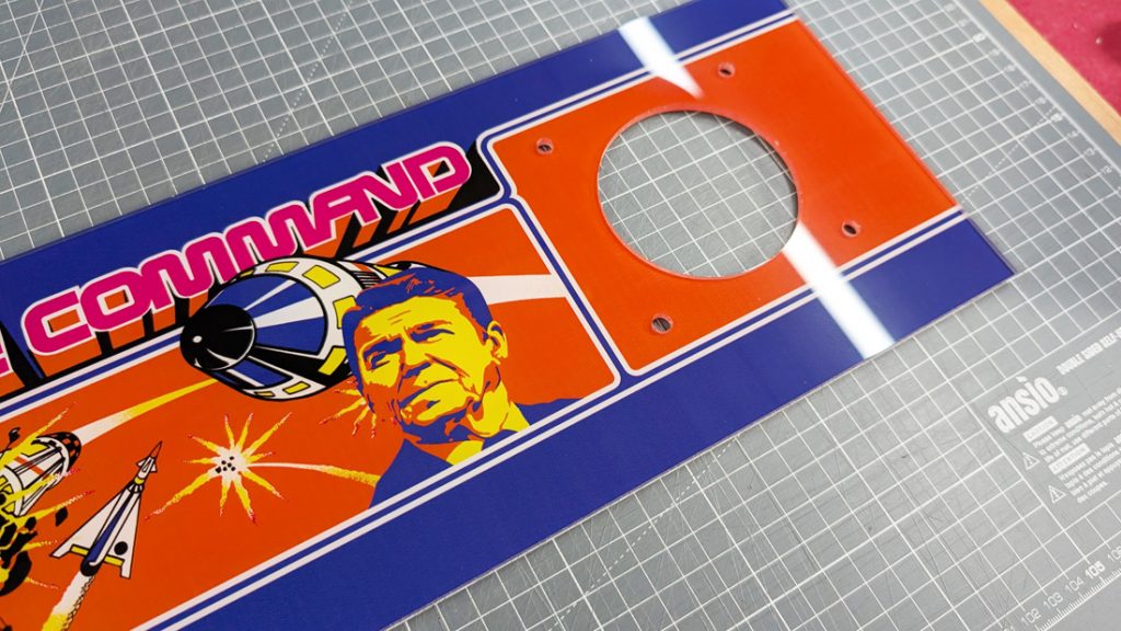 Missile Command Atari marquee Alt Cold War version Regan Gorbachev ...