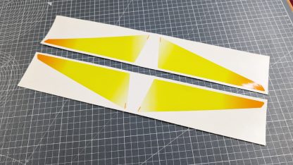 time crisis 2 monitor bezel corner decals set 40000166/167