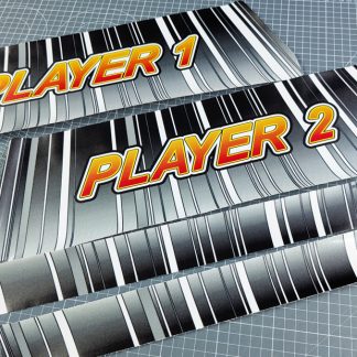 time crisis 2 monitor bezel top player 1 2 decals set 40000180