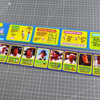 virtua tennis instruction decals stickers sega naomi 422-0800-01UK