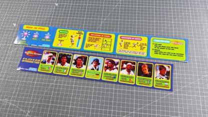 virtua tennis instruction decals stickers sega naomi 422-0800-01UK