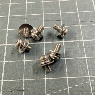 m3x6mm pan head screw with washer 6 pack