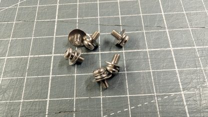 m3x6mm pan head screw with washer 6 pack