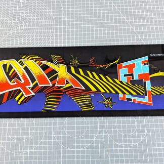 qix taito plexi acrylic marquee
