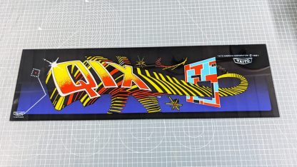 qix taito plexi acrylic marquee