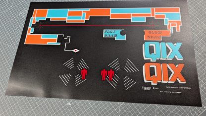 qix taito cpo control panel overlay