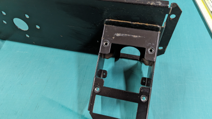 Sega steering assembly metal base panel RTV-2002 Race TV / Hummer - Image 3