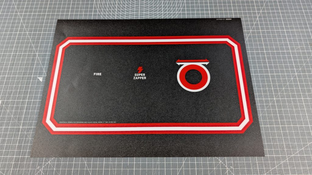 Tempest control panel overlay cpo cocktail version Atari – Arcade Art Shop