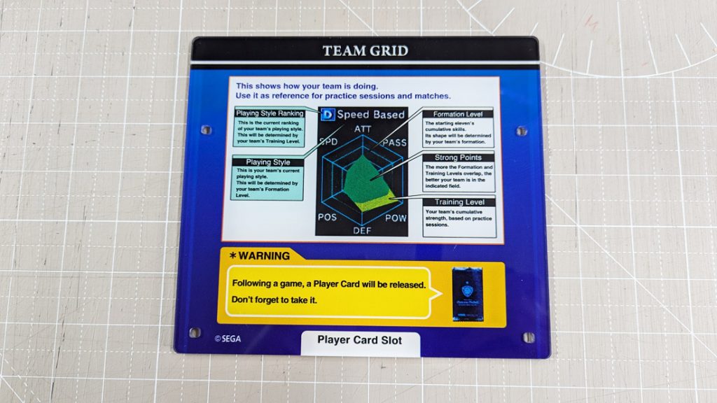 Wccf Machine Sega WCCF World Club Champion Football Team Grid instructions plexi ...