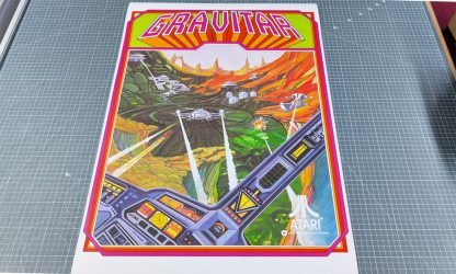 Gravitar large poster 50x70cm Atari