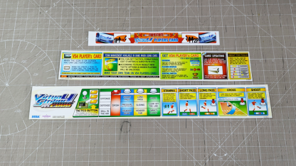 sega virtua striker ver.2006 instructions sticker set version VS4
