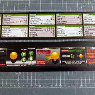 namco tekken 4 instruction decals movestrip move list