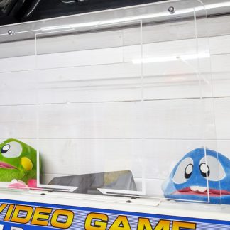 sega aero city marquee holder plexi with line artwork