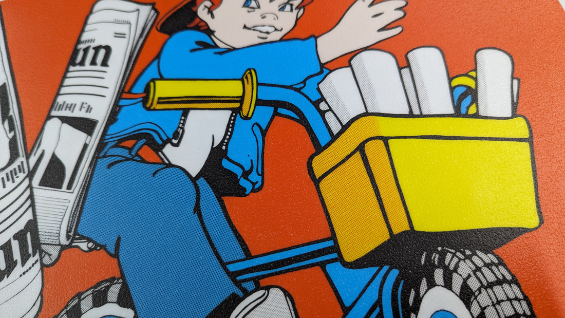 Paperboy CPO control panel overlay Atari - Image 2