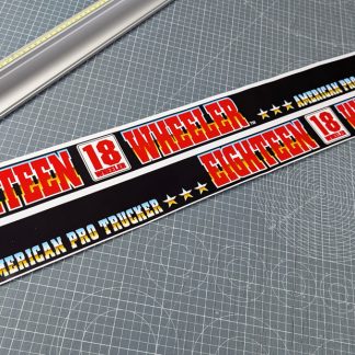 sega 18 wheeler side art set upright naomi PTR-1012UK 1013