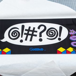 q*bert swear marquee plexi qbert gottlieb