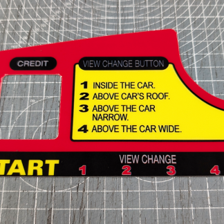 scud race dash decal VR view change credit polycarbonate