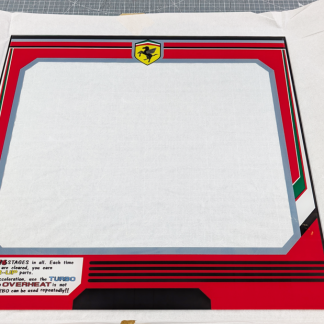 turbo outrun cabaret bezel glass perspex card