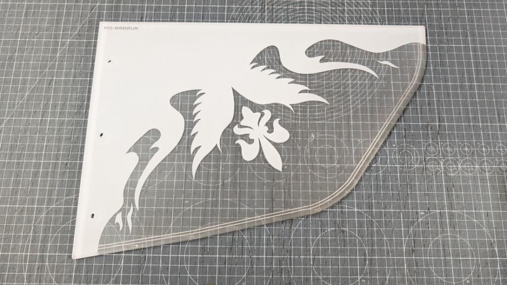 Grid Europa-R design plate R acrylic NOS RD-9502UK – Arcade Art Shop
