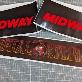 mortal kombat 3 control panel box artwork MK3 midway