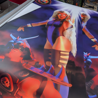 Mortal Kombat 3 side art midway