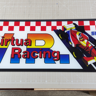virtua racing marquee plexi acrylic sega