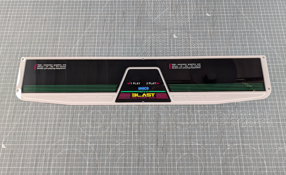 unico nova blast 2 player cpo control panel overlay astro city style