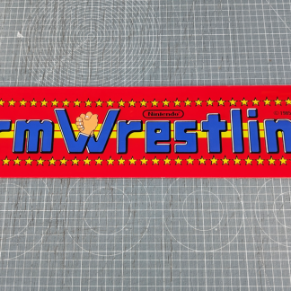 arm wrestling nintendo plexi acrylic marquee
