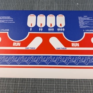 konami centuri track and field cpo trackball panel