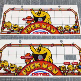 puckman namco control panel overlay set cpo puck man japan