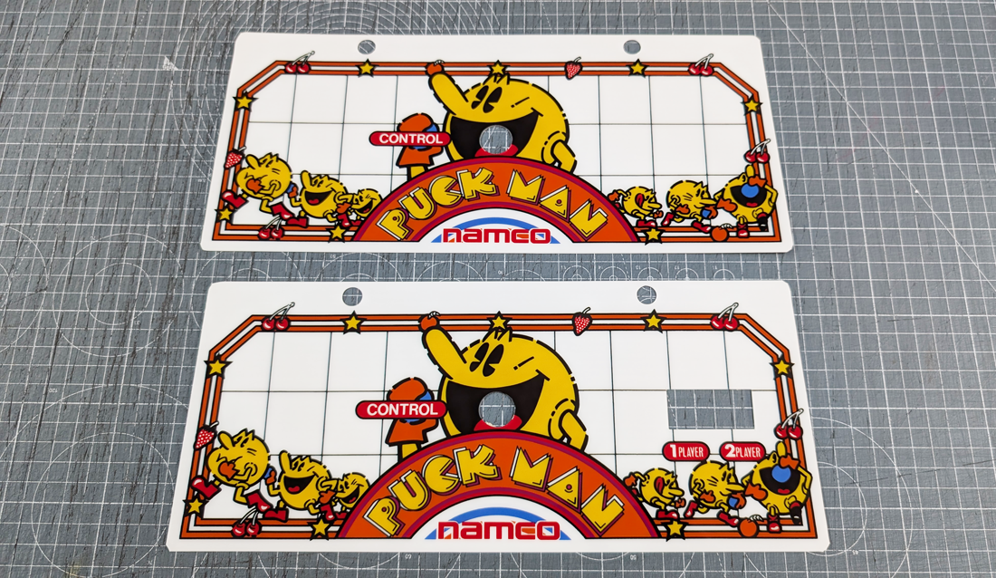 puckman namco control panel overlay set cpo puck man japan