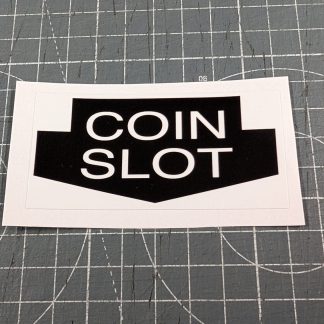 coin slot arrow sticker cocktail cabinet space invaders